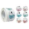 Wrapables 1.5" / 2" Thank You Stickers Roll, Sealing Stickers and Labels for Boxes, Envelopes, Bags, Small Businesses, Weddings, Parties (500pcs)